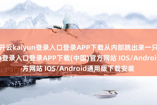 开云kaiyun登录入口登录APP下载从内部跳出来一只老鼠-开云kaiyun登录入口登录APP下载(中国)官方网站 IOS/Android通用版下载安装