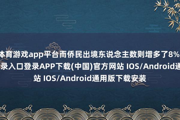 体育游戏app平台而侨民出境东说念主数则增多了8%-开云kaiyun登录入口登录APP下载(中国)官方网站 IOS/Android通用版下载安装