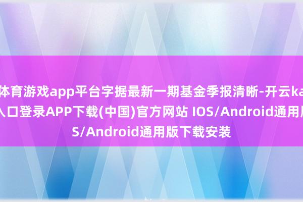 体育游戏app平台字据最新一期基金季报清晰-开云kaiyun登录入口登录APP下载(中国)官方网站 IOS/Android通用版下载安装